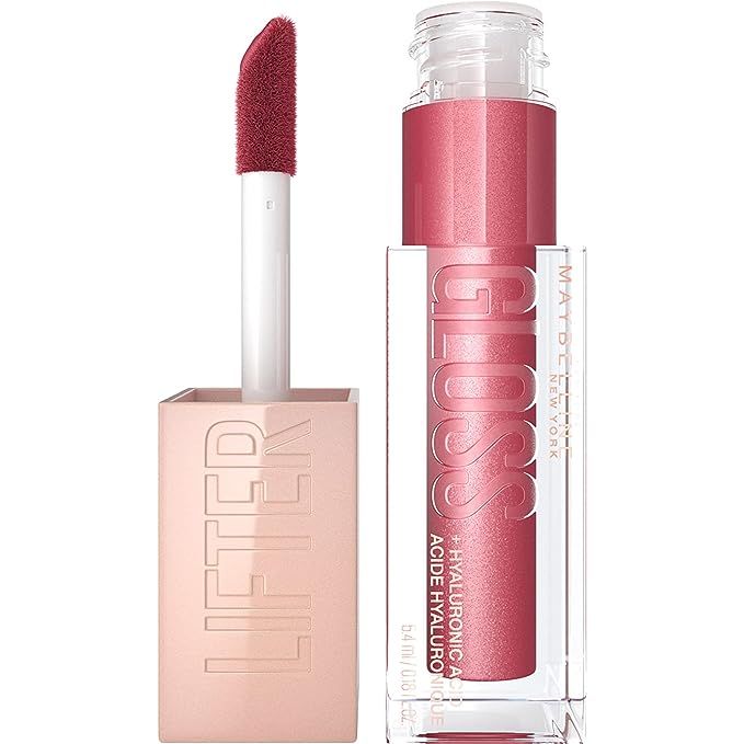 Maybelline New York Lifter Lip Gloss Makeup With Hyaluronic Acid, Hydrating, High Shine, Hydrated... | Amazon (US)