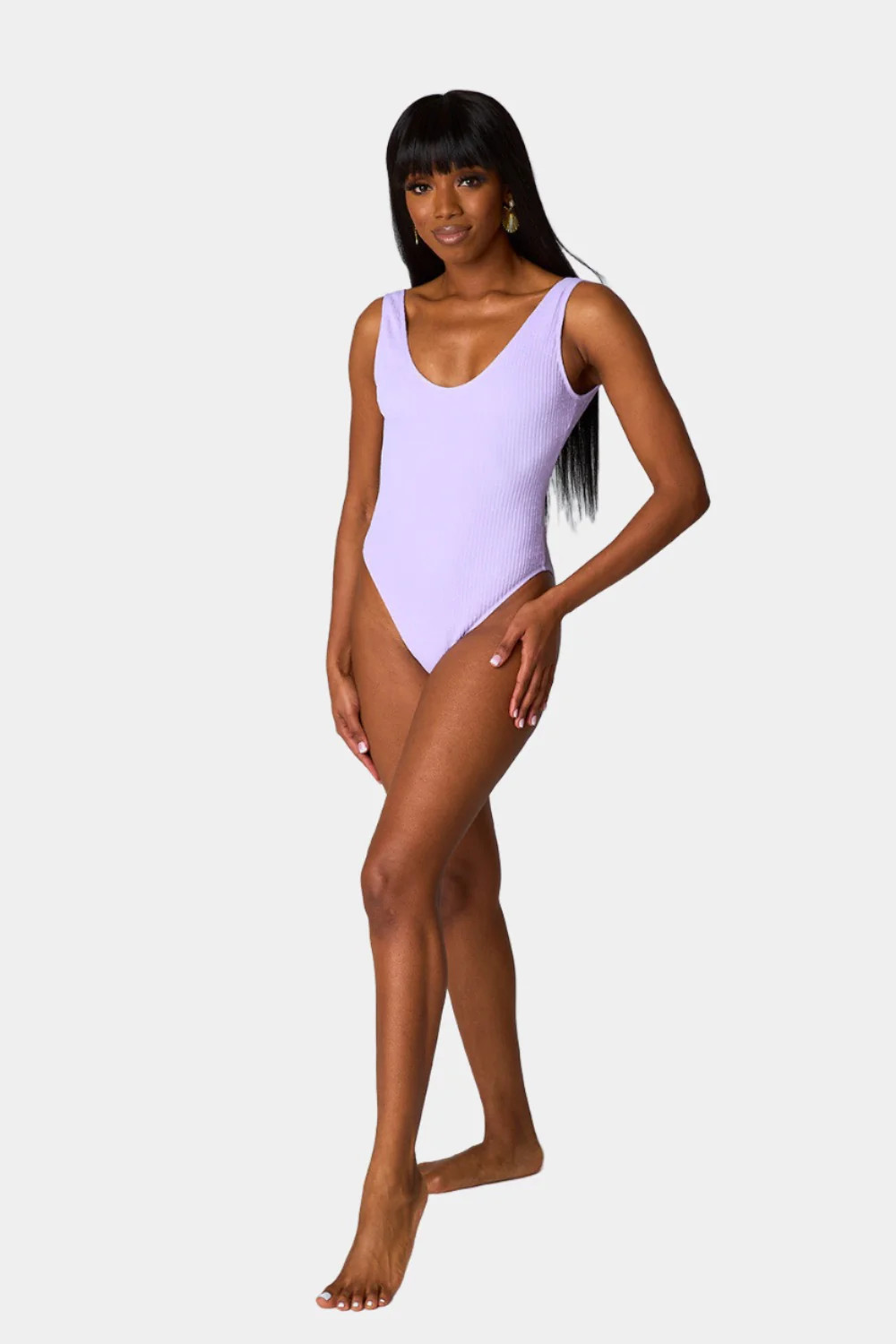 BuddyLove | Bondi One-Piece Swimsuit | Lavender | BuddyLove
