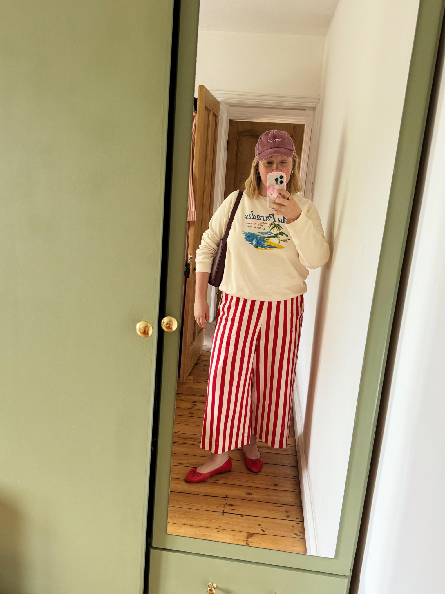 Sezane summer vibes jumper, comfy red ballerinas 

#LTKmidsize #LTKuk #LTKsummer