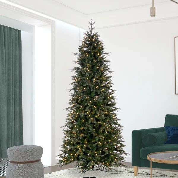 Artificial Slim Douglas Fir Christmas Tree | Wayfair North America
