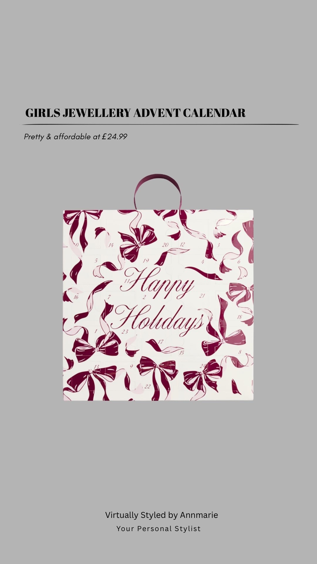 Affordable jewellery advent calendar for tweens & teen 

#LTKfestive #LTKkids #LTKgiftguide