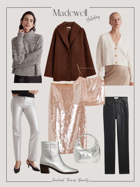 Madewell Holiday Outfit Finds and Sale!  Take 30% off your purchase with code LETSGO. Also the LTKholiday sale starts today and You can take $20 off your order of $100. Copy the promo code from the app when checking out! Loving this sequin skirt and the metallic pants!

#LTKHolidaySale #LTKHoliday #LTKSeasonal