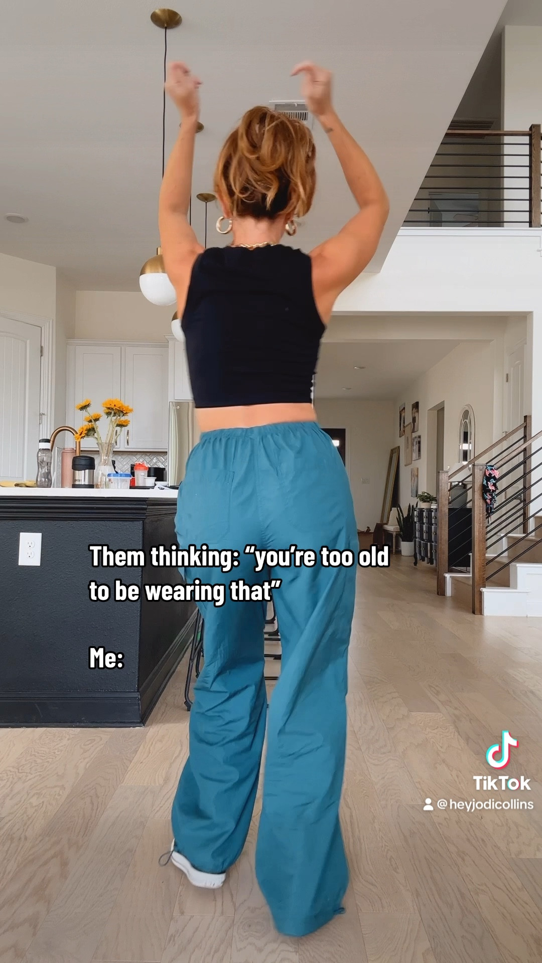 Pants run big, size down one. I’m wearing a small ♥️ (normally a M) 

#LTKunder100 #LTKstyletip #LTKunder50