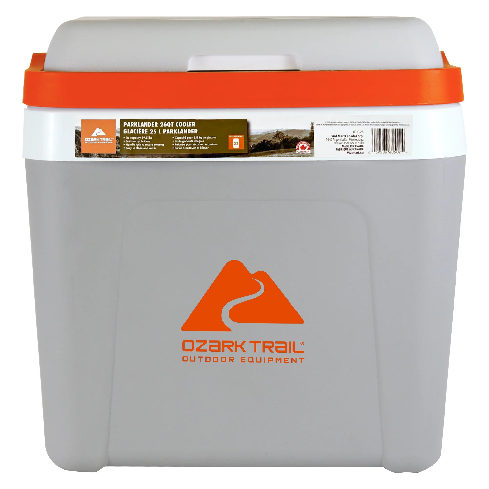 Ozark Trail Parklander Ice Chest, 25L (26 qt) Cooler, Holds 32 Cans | Walmart (US)