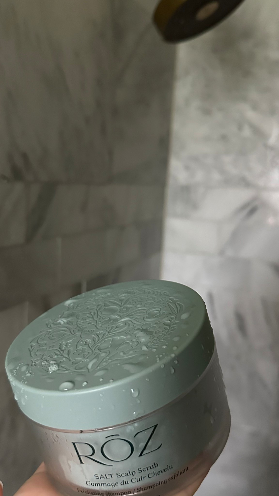 Spa at home with ROZ hairs new salt scrub shampoo. Code ALICE15 at rozhair.com exact linked here 

#LTKHoliday #LTKGiftGuide 

#LTKmorningroutine