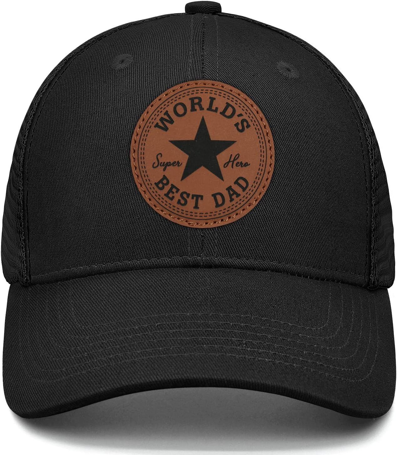 Worlds Best Dad Ever Hat Fathers Day Birthday Gifts for Dad Papa from Daughter Son Black Trucker ... | Amazon (US)