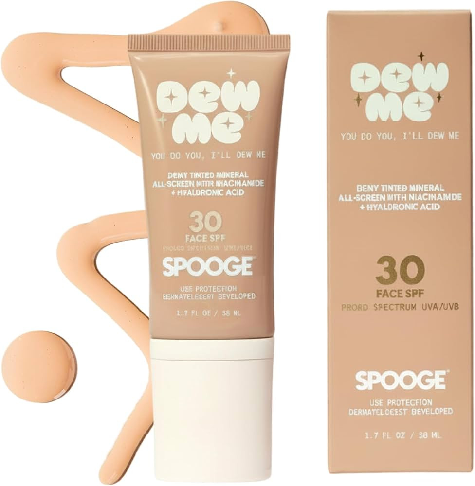 Dew Me | Tinted Mineral Sunscreen SPF 30 | Zinc Oxide Sunblock | Tinted Sunscreen For Face & Body... | Amazon (US)