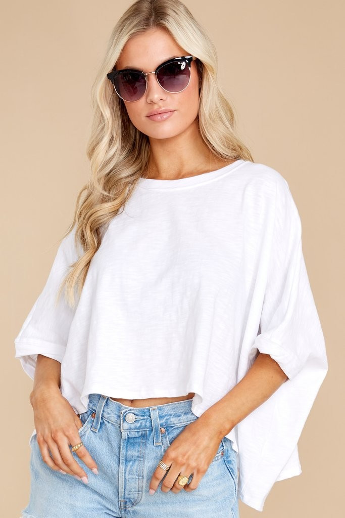 It Must Be White Top | Red Dress 