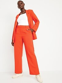 Extra High-Waisted Taylor Wide-Leg Trouser Suit Pants | Old Navy (US)