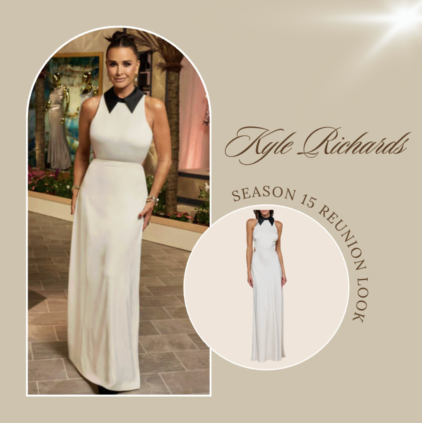 Kyle Richards' Season 15 Reunion Look 📸 + Info= Bravo TV 

 