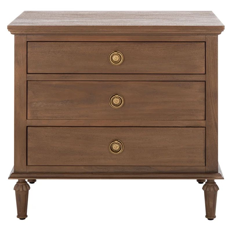 Hubbard Solid + Manufactured Wood Nightstand | Wayfair North America