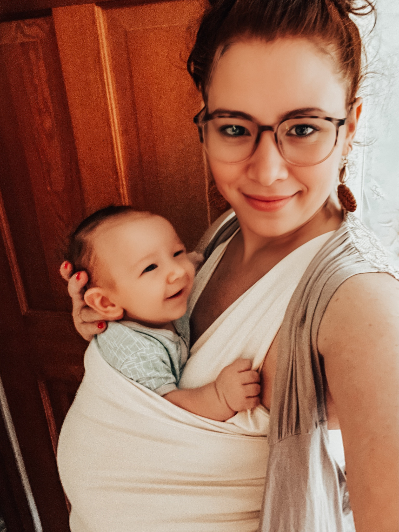 I worked so hard and waited so long for this baby and now I don’t want to put him down! 🥹 Thankfully I don’t have to with Lalabu Soothe Shirt! Use code SARAH25 to get 25% off your order!! 😘 

#LTKBump #LTKMidsize #LTKBaby