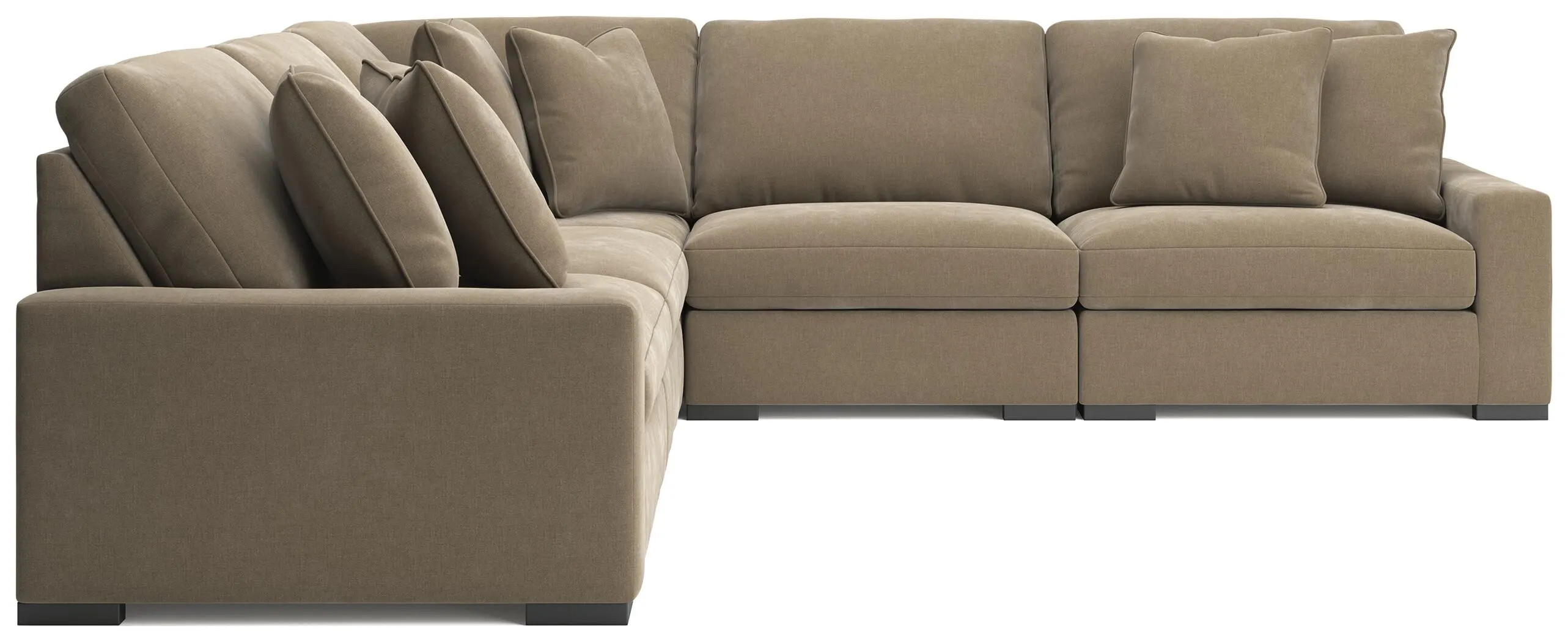Ashley Luxe Calden Velvet 5-Piece Modular  Corner Sectional | Ashley | Ashley