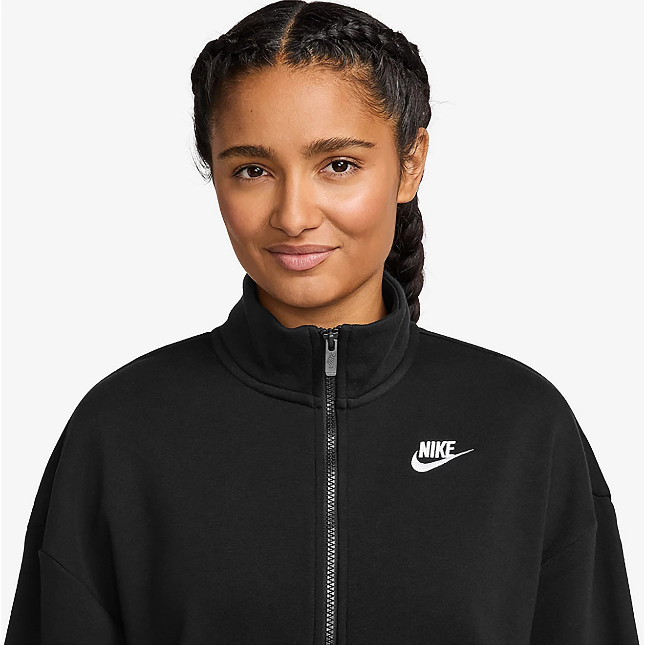 Nike Women's Sportswear Club Fleece Loose Track Jacket | Academy Sports + Outdoors