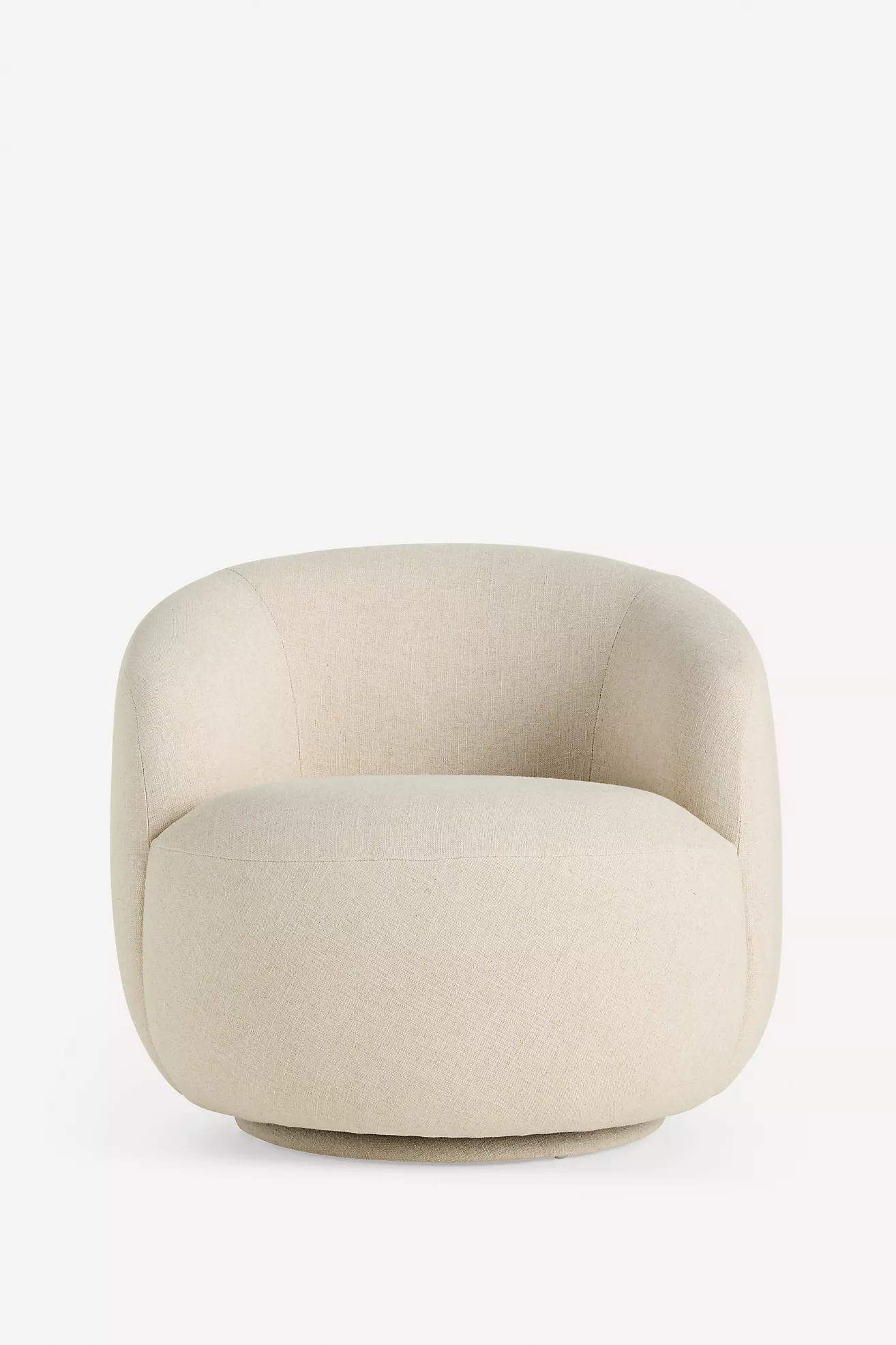 Cosette Linen Swivel Chair | Anthropologie (US)
