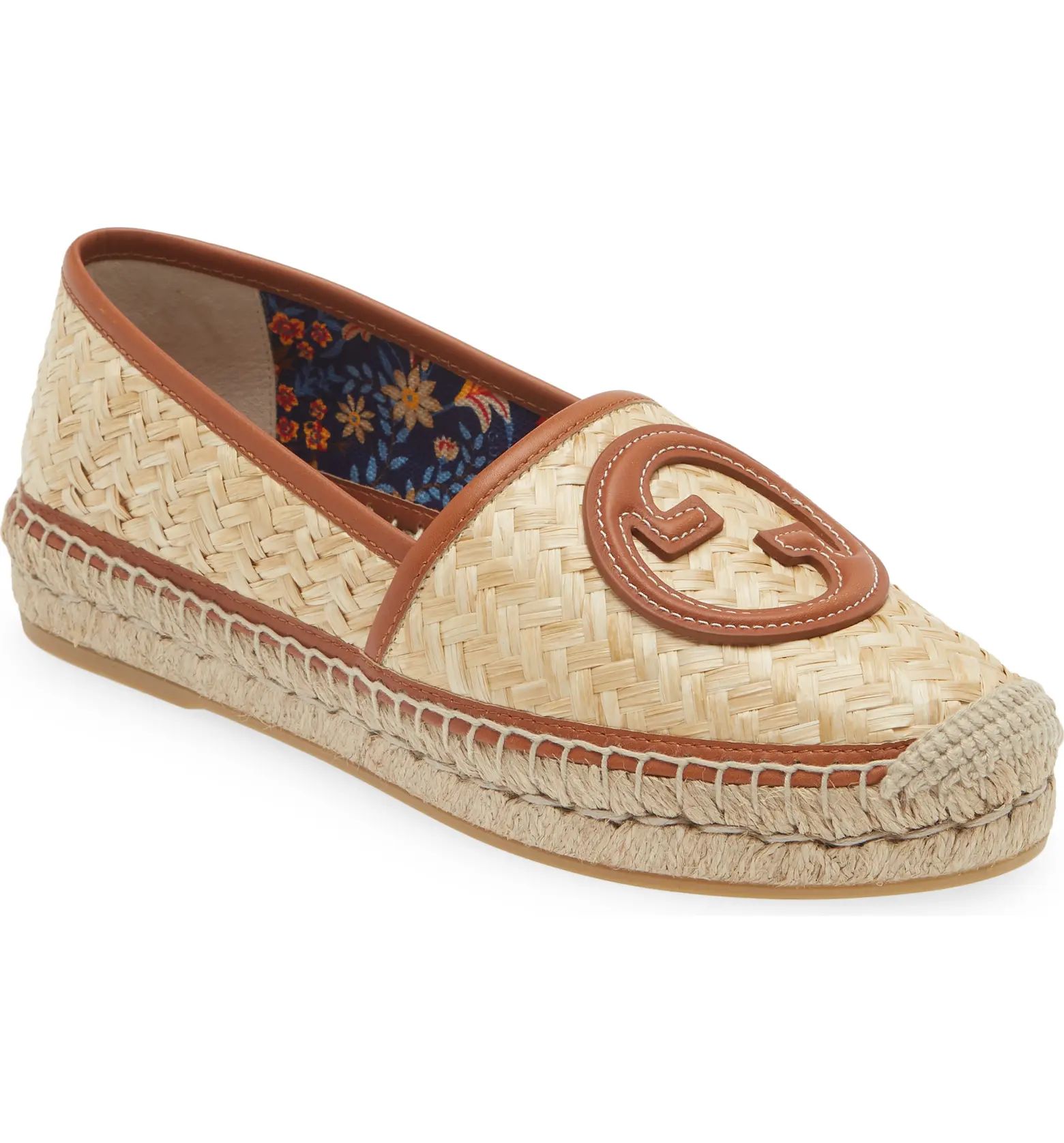 Adela Woven Raffia Espadrille (Women) | Nordstrom