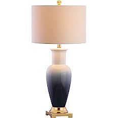 JONATHAN Y JYL3017A Dip Dye 31.5" Ceramic LED Table Lamp Coastal Traditional Bedside Desk Nightst... | Amazon (US)