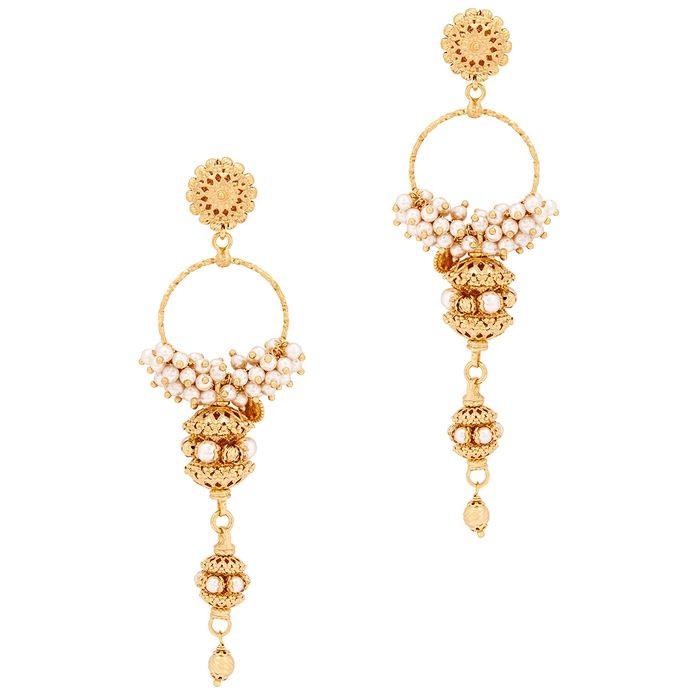 Soru Jewellery Elena 24ct Gold-plated Vermeil Earrings | Harvey Nichols (Global)