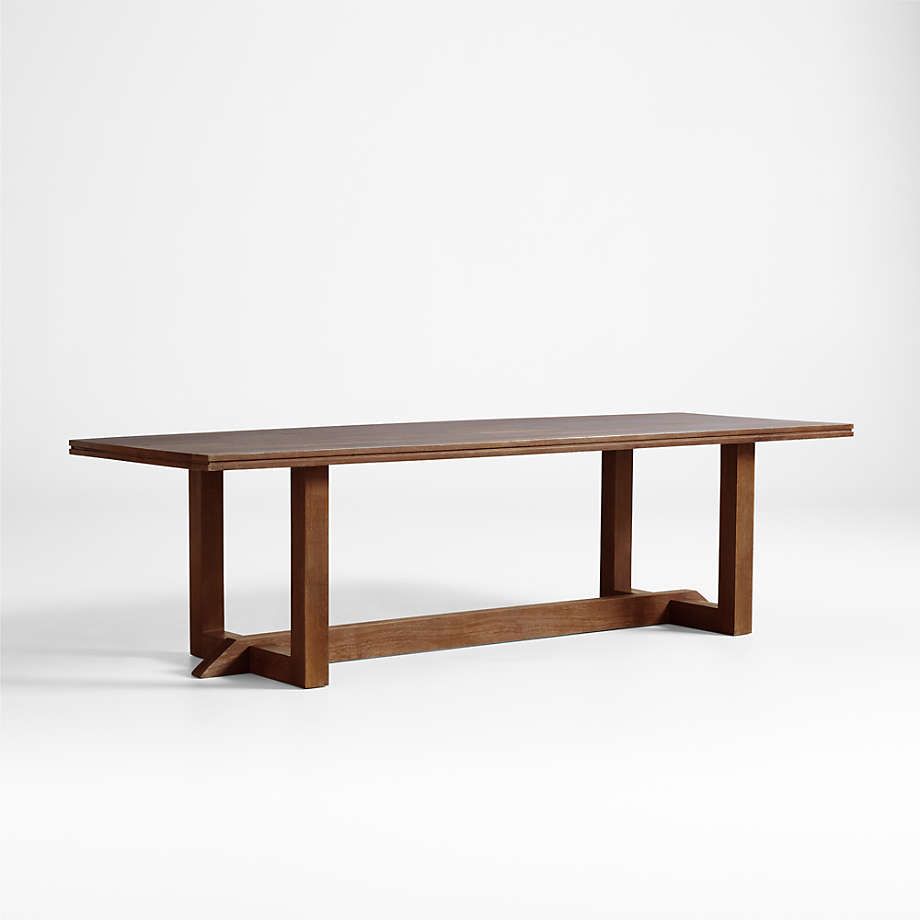 Es Taller 108" Solid White Oak Wood Dining Table by Athena Calderone | Crate & Barrel | Crate & Barrel