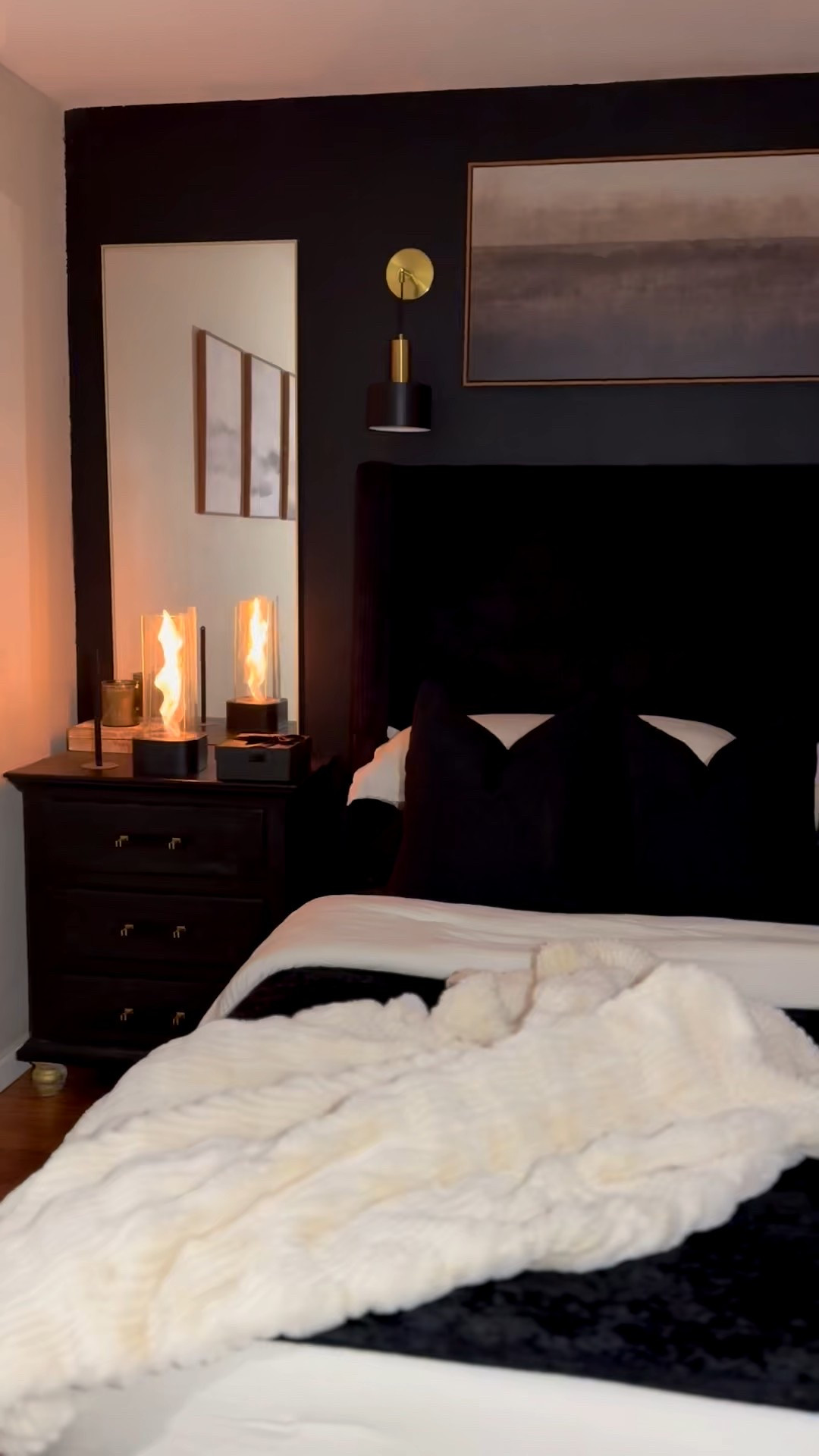 Moody Bedroom on a budget 🖤🖤

#LTKHome #LTKSaleAlert #LTKFindsUnder100