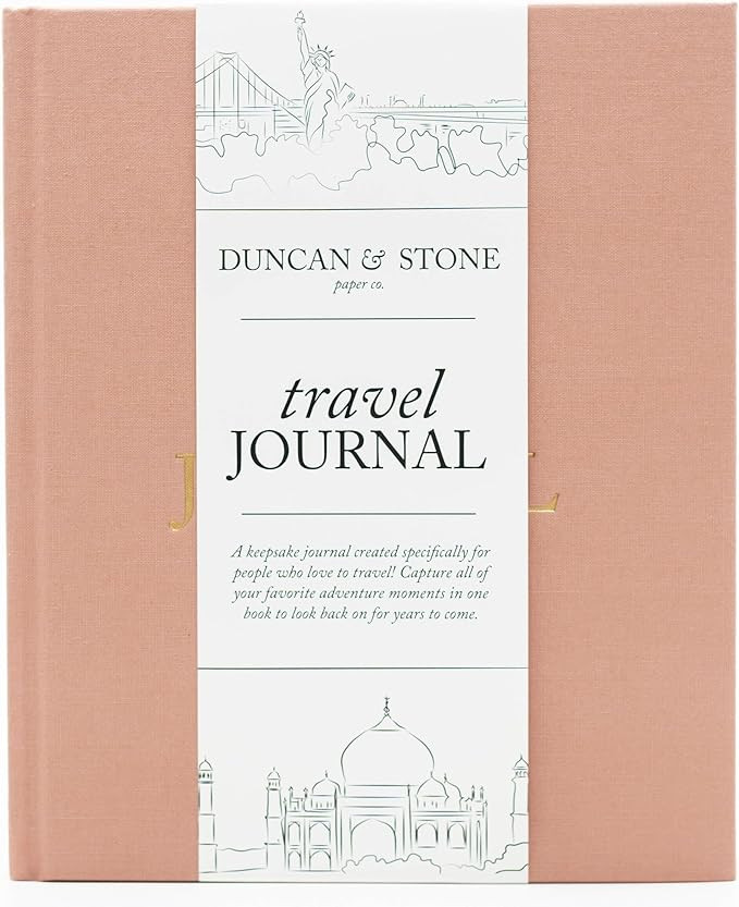 DUNCAN & STONE PAPER CO. Travel Journals - Elegant Journaling Notebook To Record All Your Travel ... | Amazon (US)