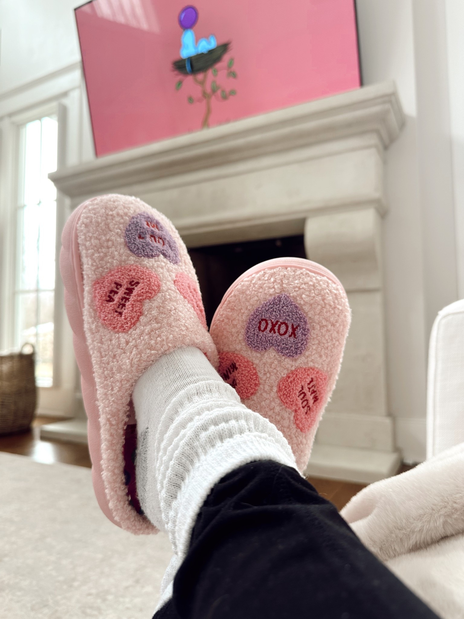 Cutest $12 slippers for Valentine’s Day ♥️

Walmart finds, Walmart fashion, house shoes, comfy style, winter style

#LTKValentine #LTKselfcare #LTKmomlife