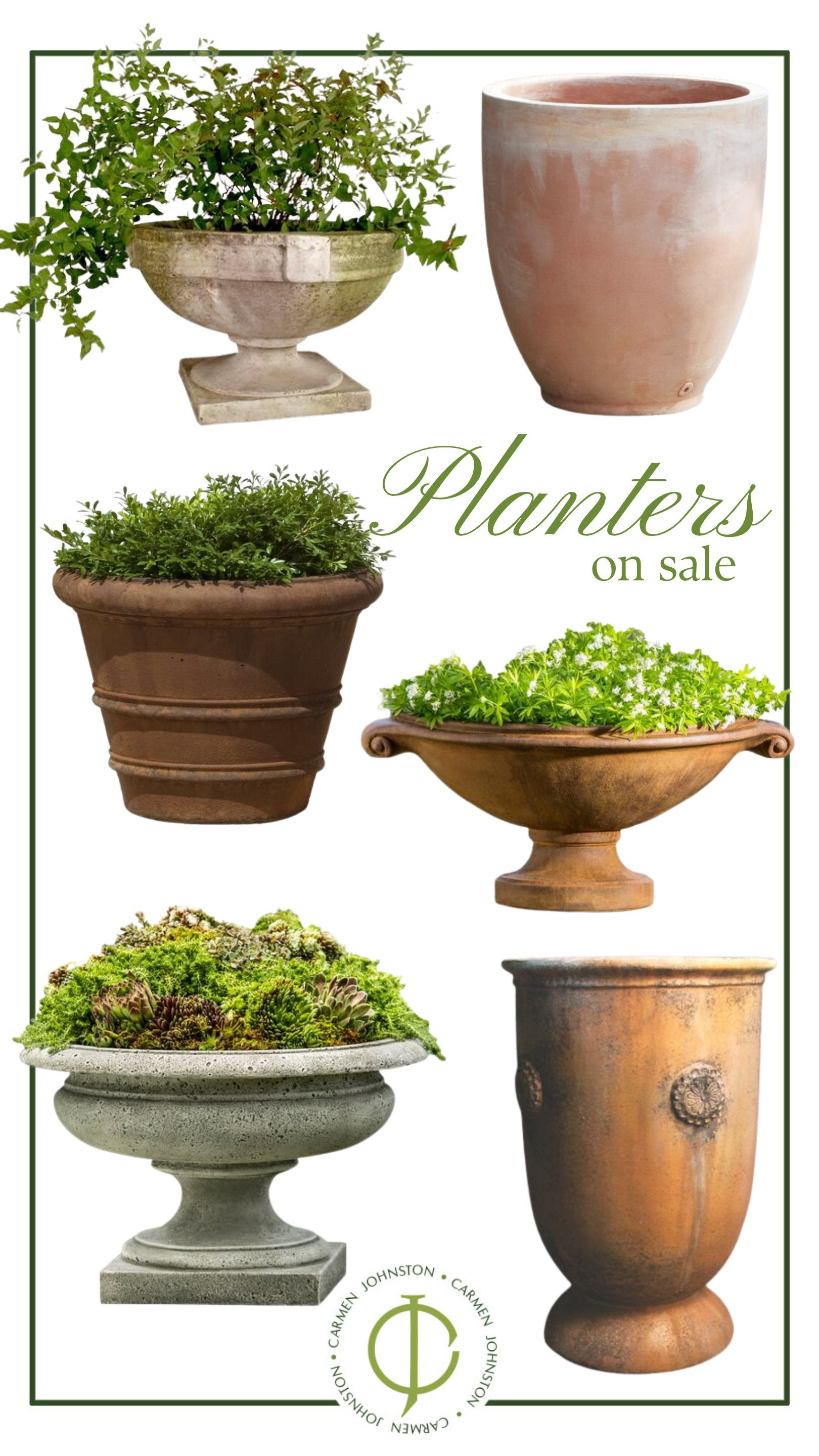 Classic planters 50% off this week! #LTKgarden #homeandgarden  

 #LTKSeasonal #LTKHome #LTKSaleAlert