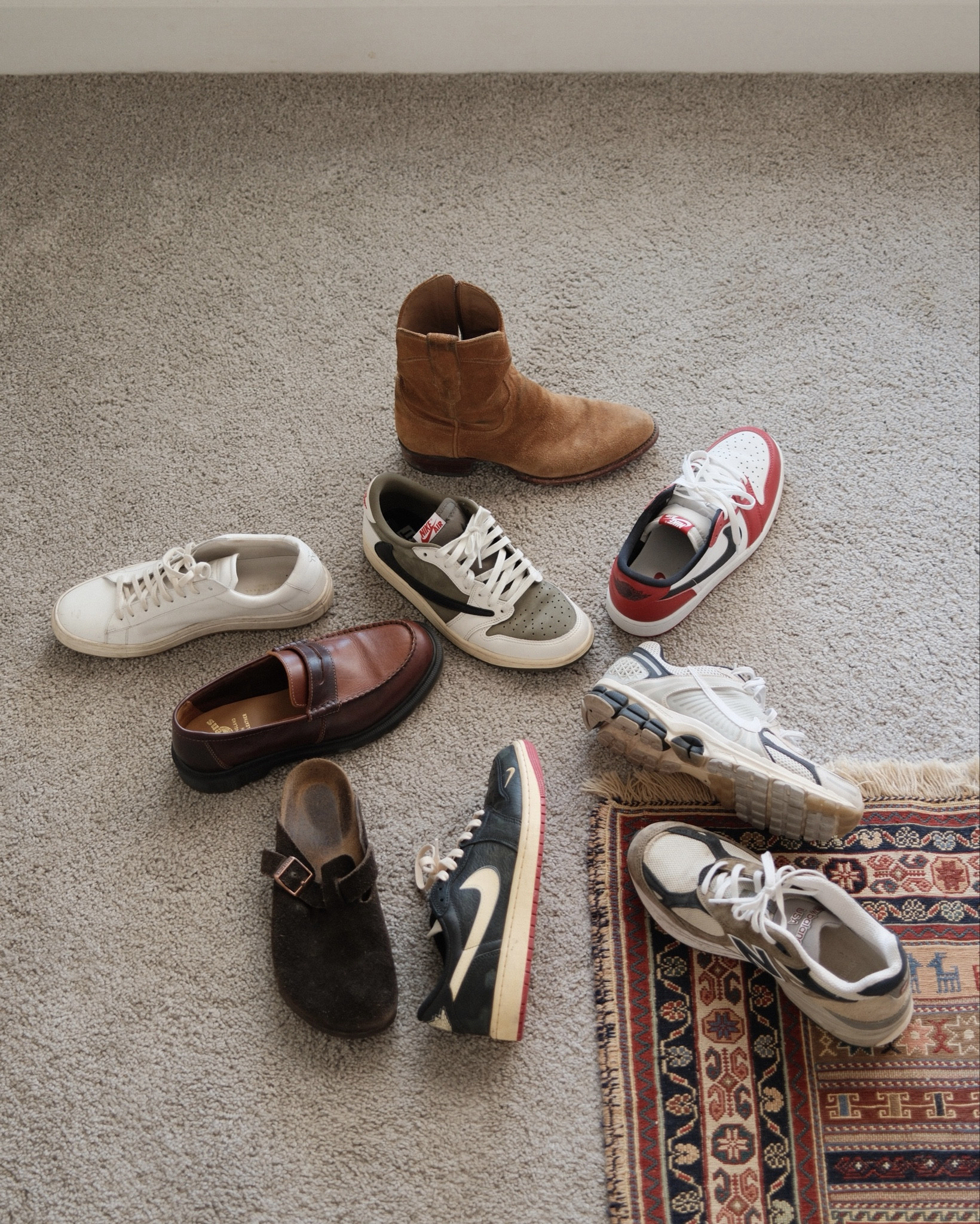 FALL WINTER 2025 and INTO SPRING 2026 SHOE ROTATION! 

#LTKgrwm #LTKootd #LTKMens