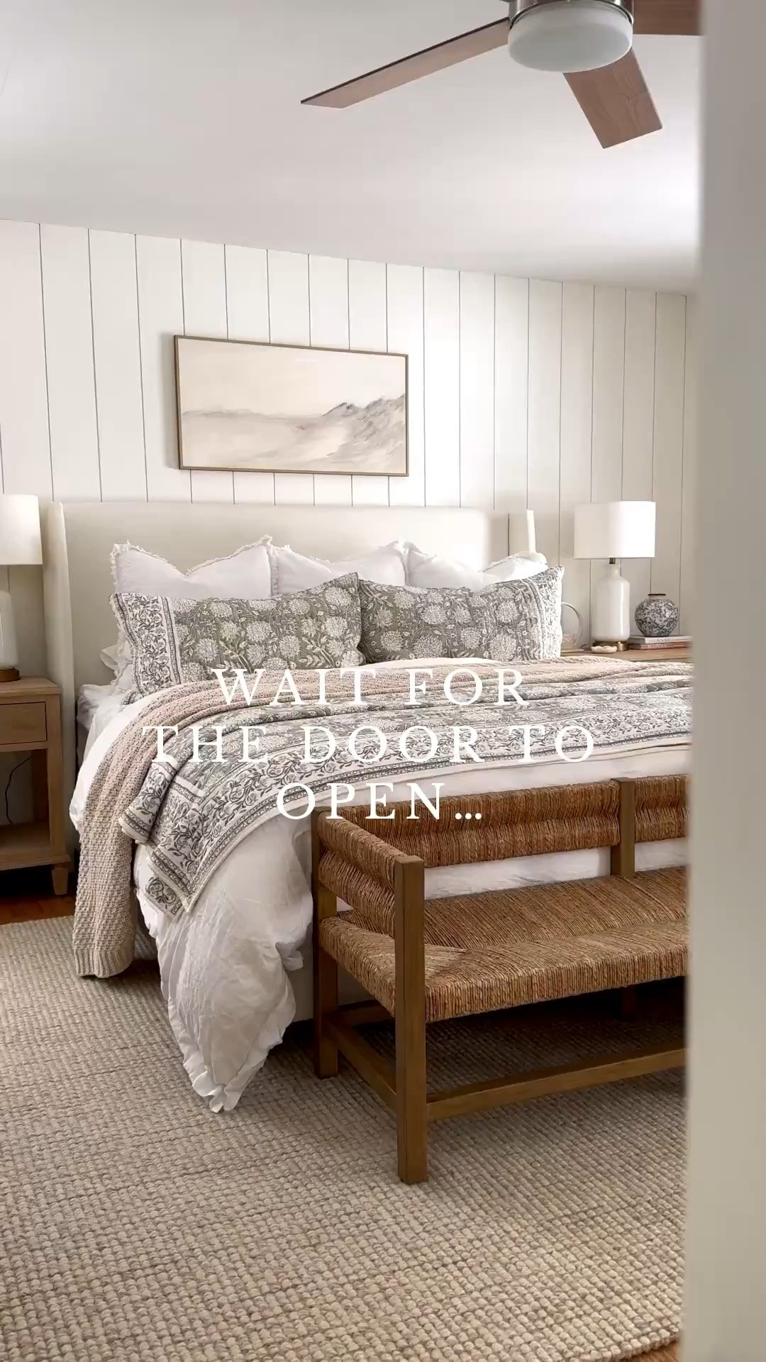 A cozy and welcoming coastal bedroom 🤍 So many of you are loving this artwork right now! This linen bedding also has the prettiest floral pattern—and it’s such a great price point! It comes in several color options and washes well. Other highlights? Our table lamps and these spring throw pillows!

#LTKHome #LTKSaleAlert