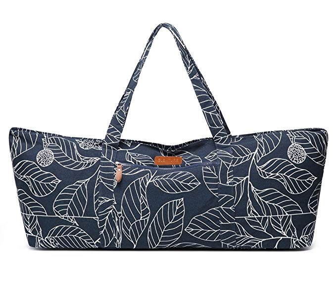 ELENTURE Full-Zip Extra Large Yoga Mat Tote Bag with Multi-Functional Storage Pockets for Sports ... | Amazon (US)