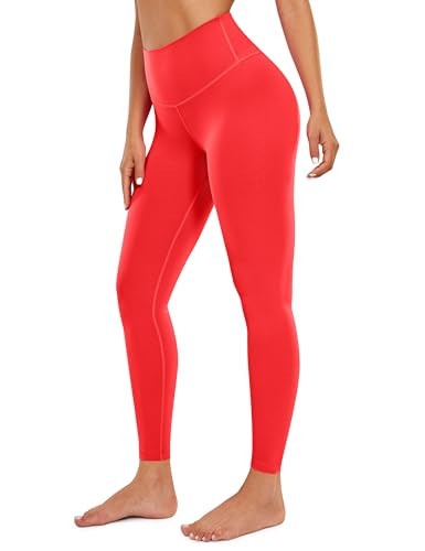 CRZ YOGA Butterluxe Womens Workout Leggings 26.5''- Full Length High Waisted Yoga Pants Buttery Soft Athletic Gym Lounge Deep Red X-Small | Amazon (US)