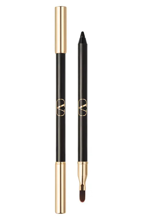 Valentino Colorgraph Waterproof Gel Eyeliner Pencil in 01 Rockstud Noir at Nordstrom | Nordstrom