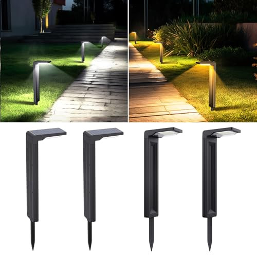 Sunvivo Solar Pathway Lights,2 Modes(Cold White/Warm White),Bright Solar Path Lights Outdoor Wate... | Amazon (US)