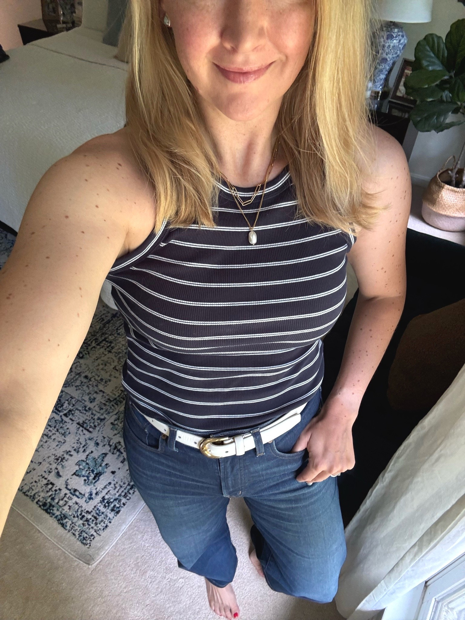 Summer staples on repeat

Tank and jeans are on sale

#LTKmomlife #LTKgrwm #LTKdayinmylife