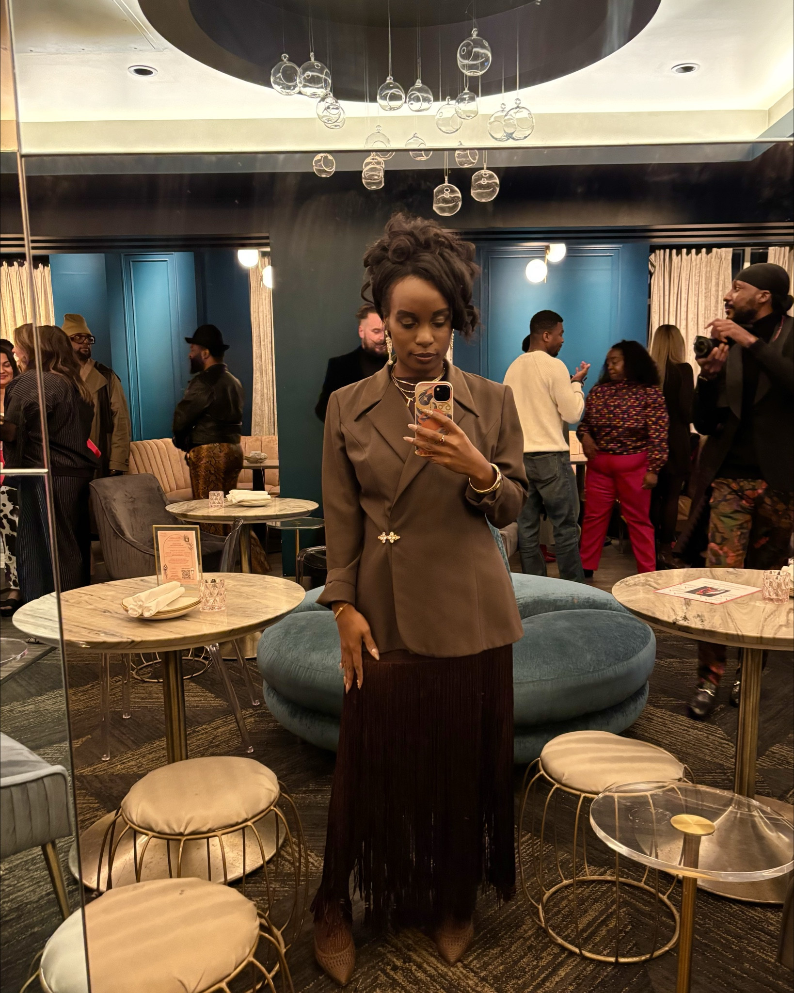 Dipped myself in chocolate with this brown vintage blazer, fringe dress, and woven slingback heels. Dress is from Zara.

#LTKSeasonal #LTKPetite #LTKootd