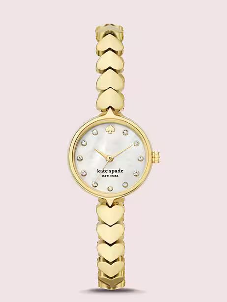 hollis gold-tone stainless steel hearts watch | Kate Spade (US)