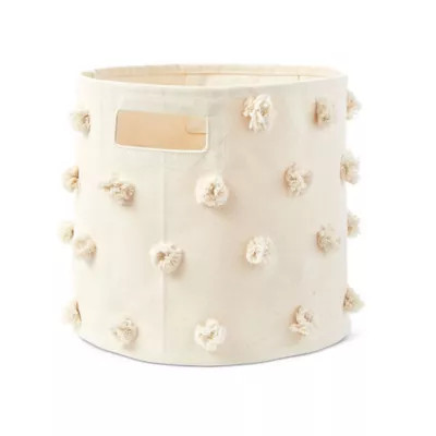 pehr Pom Pom Canvas Storage Bin in Natural | Bed Bath & Beyond