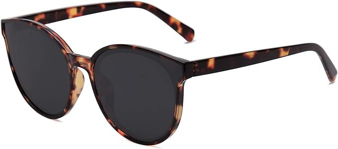 SOJOS Fashion Round Sunglasses for Women Men Vintage Retro Shades SJ2057S | Amazon (US)