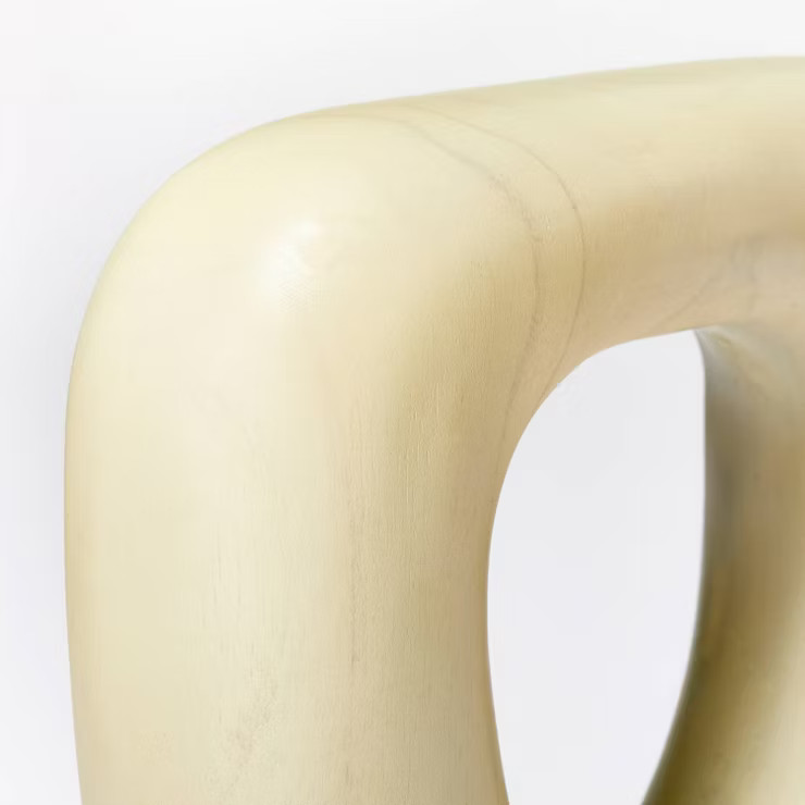 Modern Teak Wood Sculpture White - Threshold™ designed with Studio McGee | Target