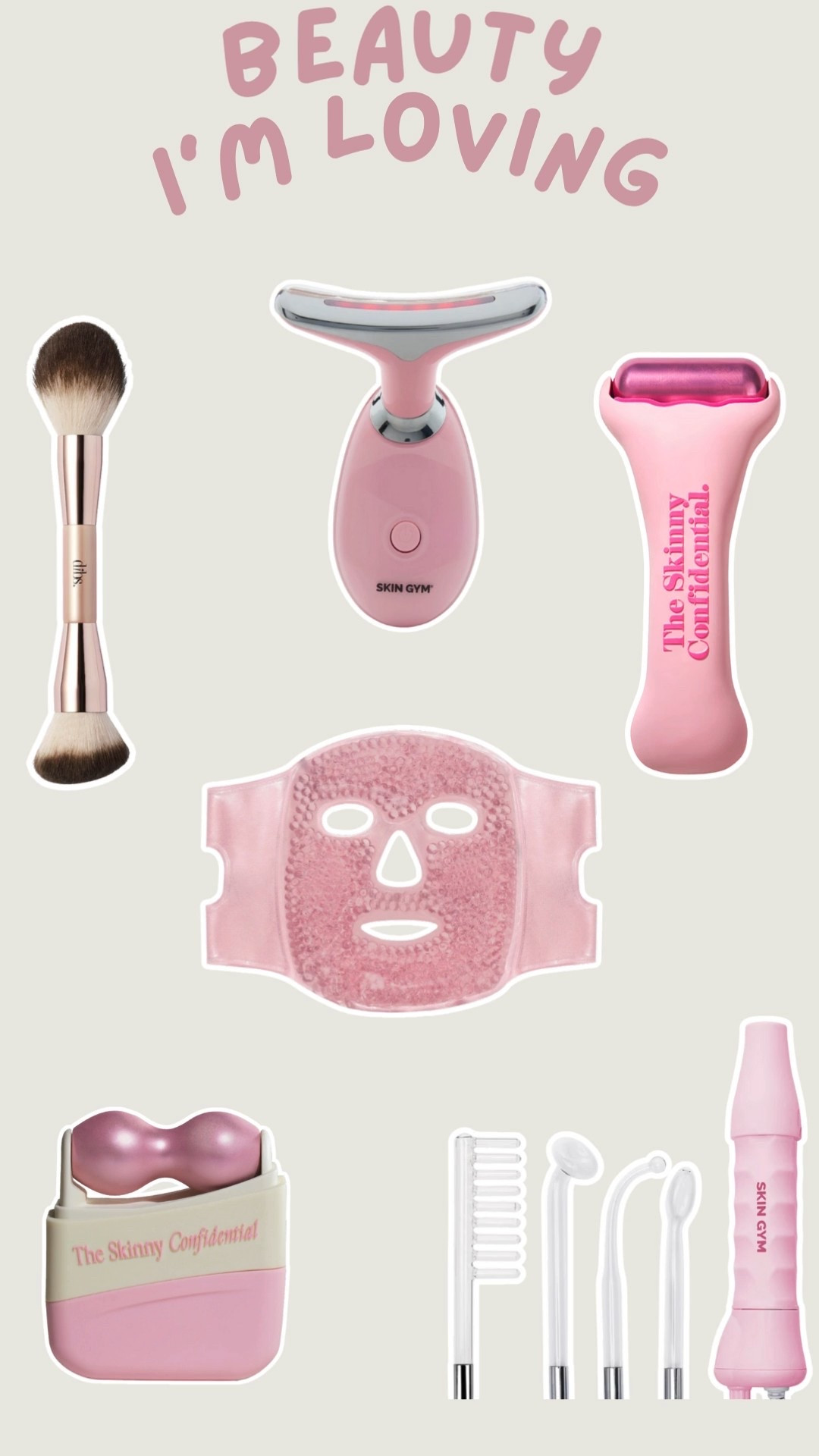 Beauty I am currently loving! 

Dibs. Makeup brush. Red light therapy. Ice roller. Face mask. Skin gym. Beauty. Skincare. Anti aging. Trending. Best sellers. Viral  

#LTKSeasonal #LTKFindsUnder100 #LTKBeauty