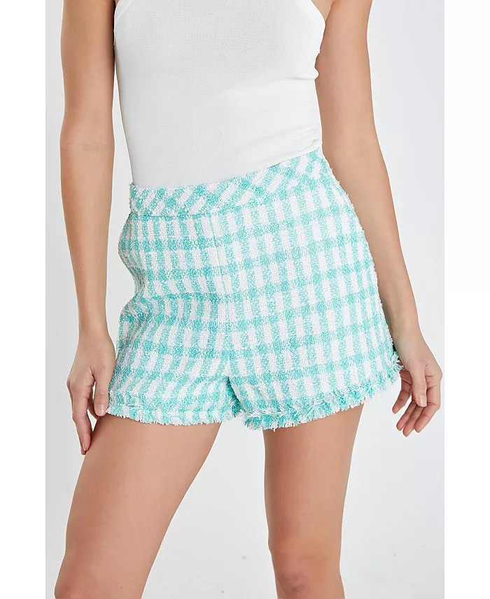 Women's Textured Fringe Detail Shorts | Macy's