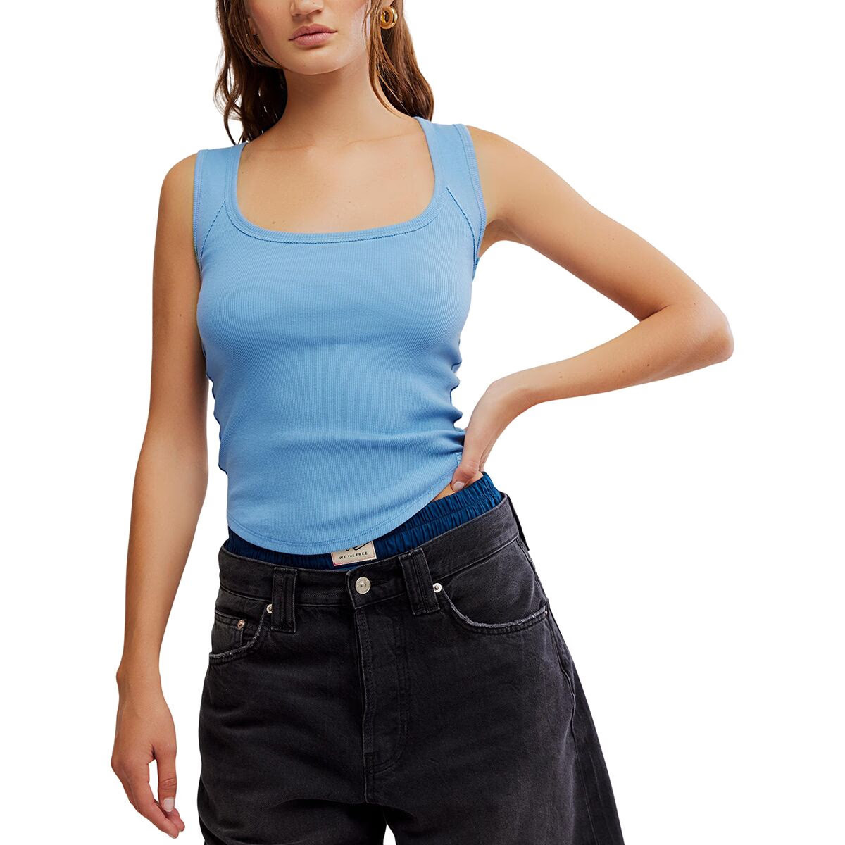 Free People Hummingbird T-Shirt - Women's Allure Blue, L | Backcountry