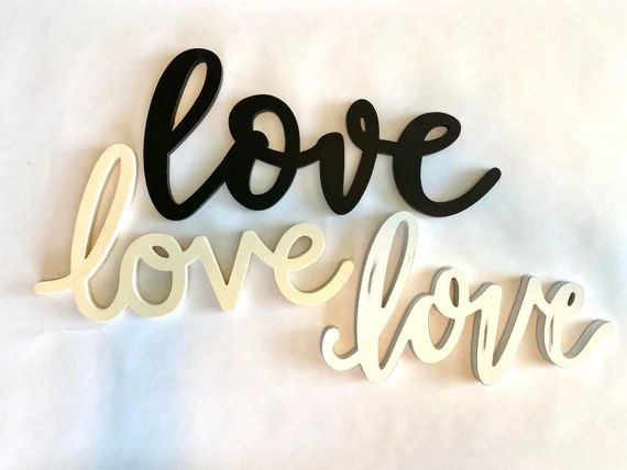 Wood Love Wreath Signs,Wreath Sign,Love Word,Love Sign,Wood Love Sign,Sign for Wreaths,Love Signs... | Etsy (US)
