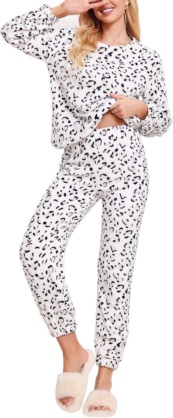 Ekouaer Fuzzy Fleece Pajamas 2 … curated on LTK