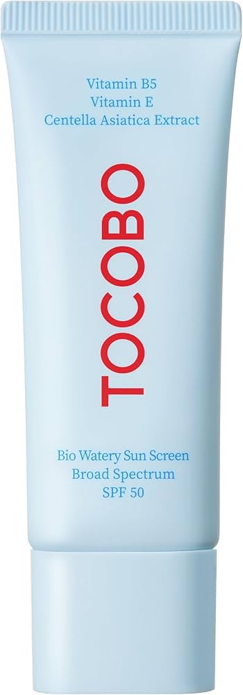 Bio Watery Sunscreen SPF 50 Broad Spectrum Korean Facial Sun Cream with Hyaluronic Acid - Lightwe... | Amazon (US)