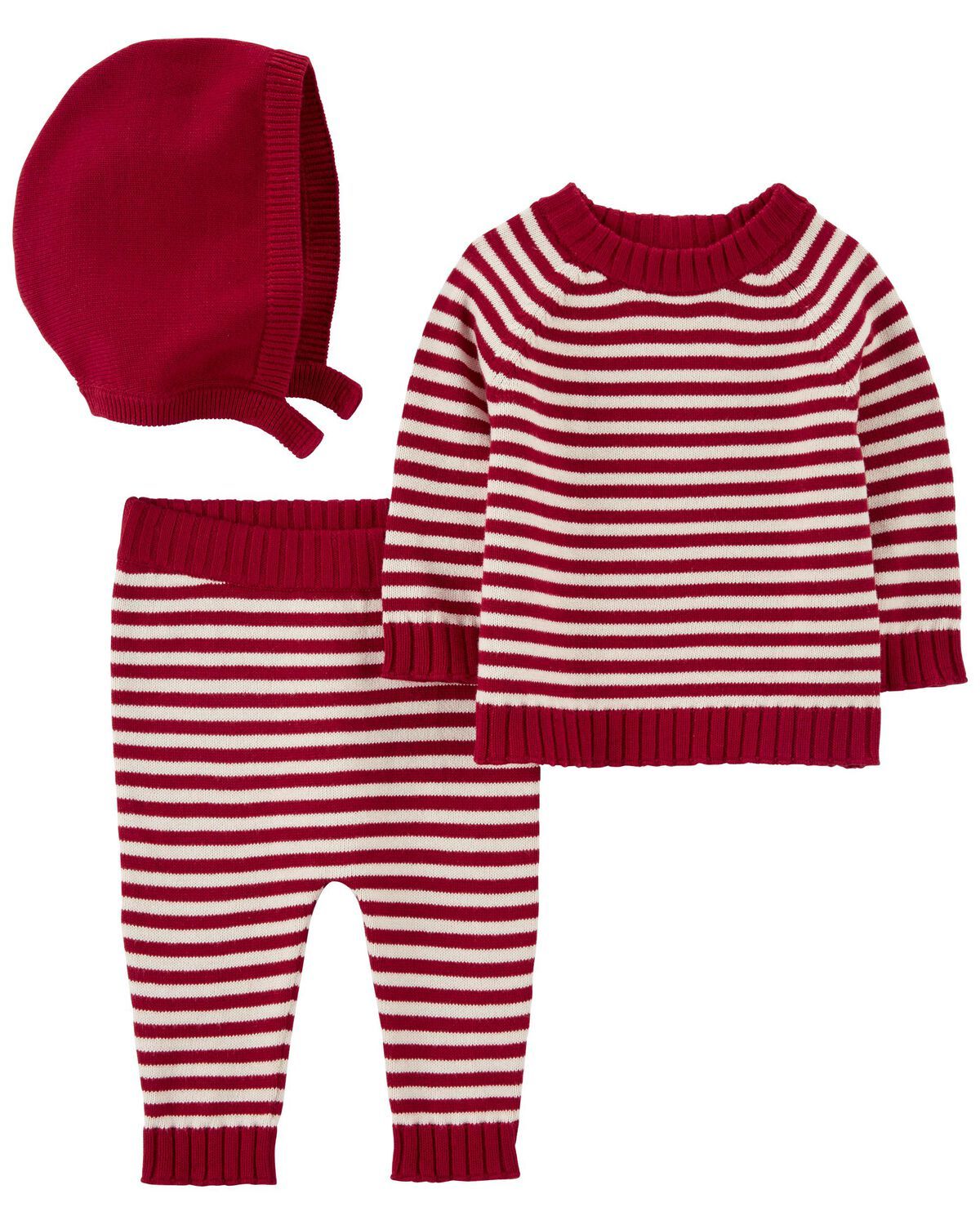 Red/White Baby 3-Piece Holiday Outfit Set | carters.com | Carter's