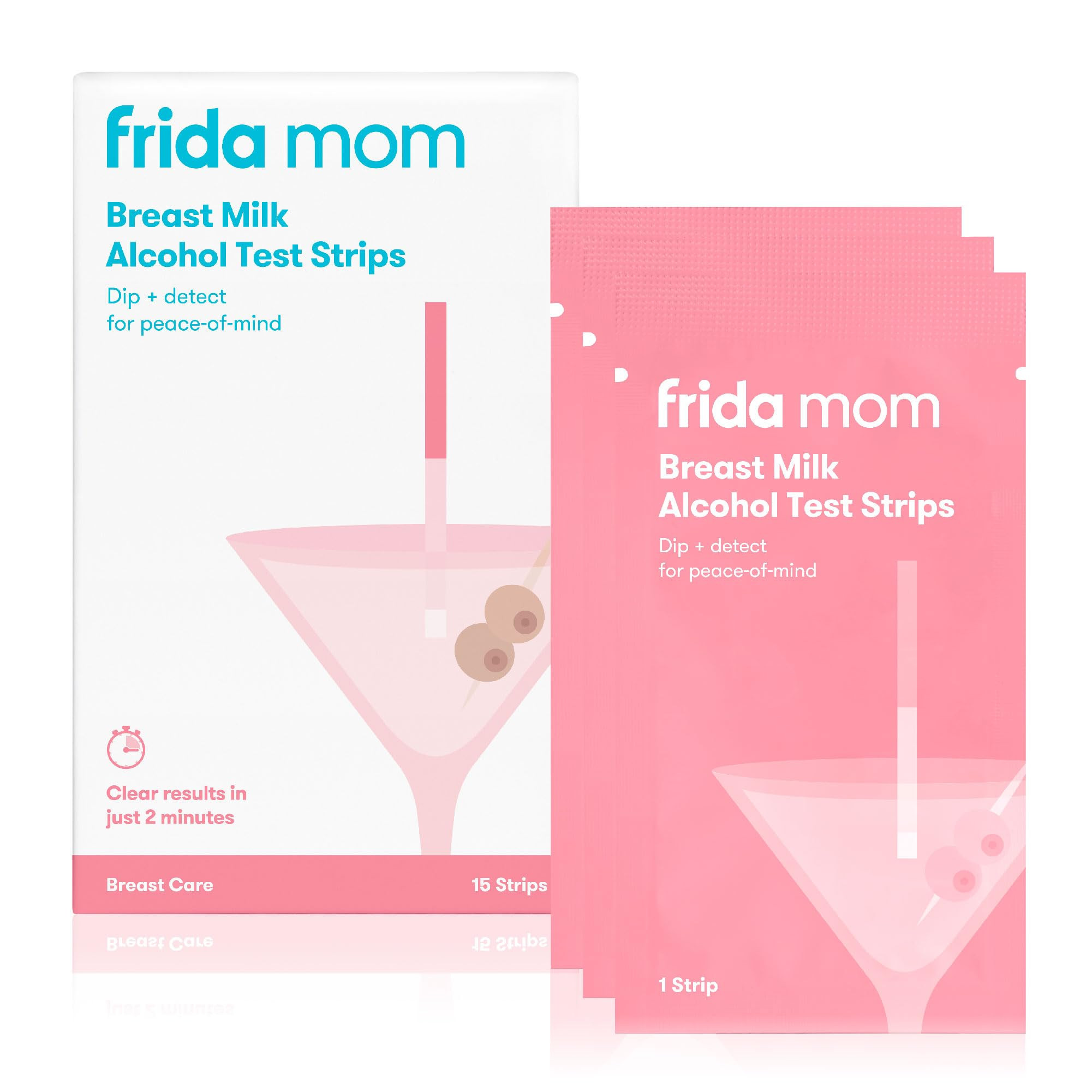 Frida Mom Alcohol Test Strips for Breastmilk, Detects Alcohol in 2 Mintues for Peace of Mind, 15c... | Amazon (US)