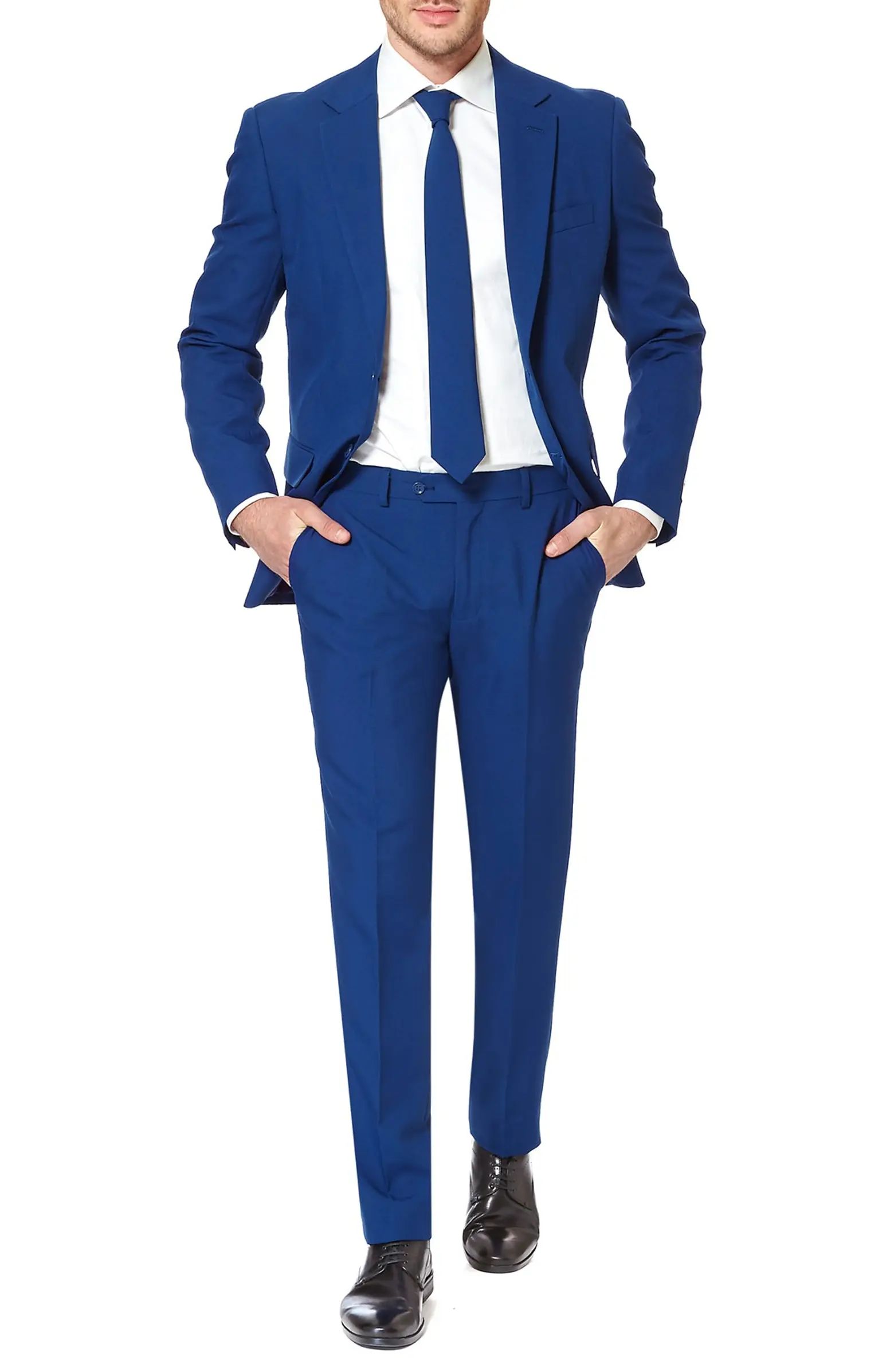 OppoSuits 'Navy Royale' Trim Fit Two-Piece Suit with Tie | Nordstrom | Nordstrom