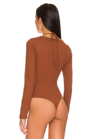 NBD Britta Bodysuit in Brown from Revolve.com | Revolve Clothing (Global)