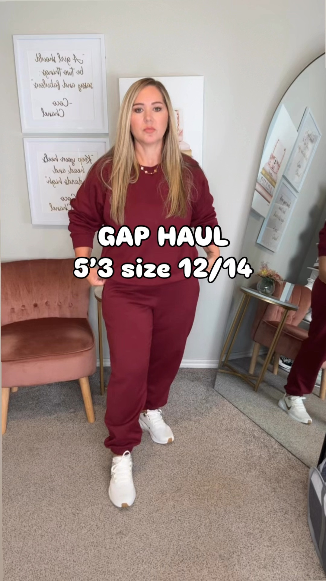 Wearing a size large in everything! 

#LTKStyleTip #LTKOver40 #LTKMidsize